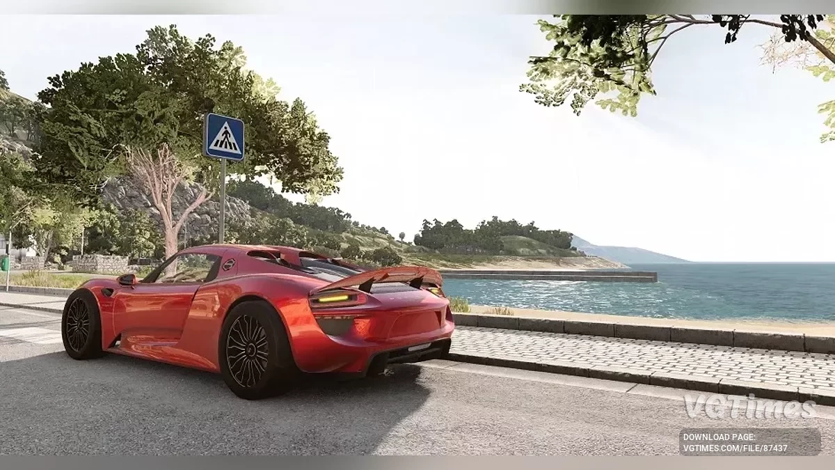 BeamNG.drive — Porsche 918 Spyder v2.80 (0.37.x)