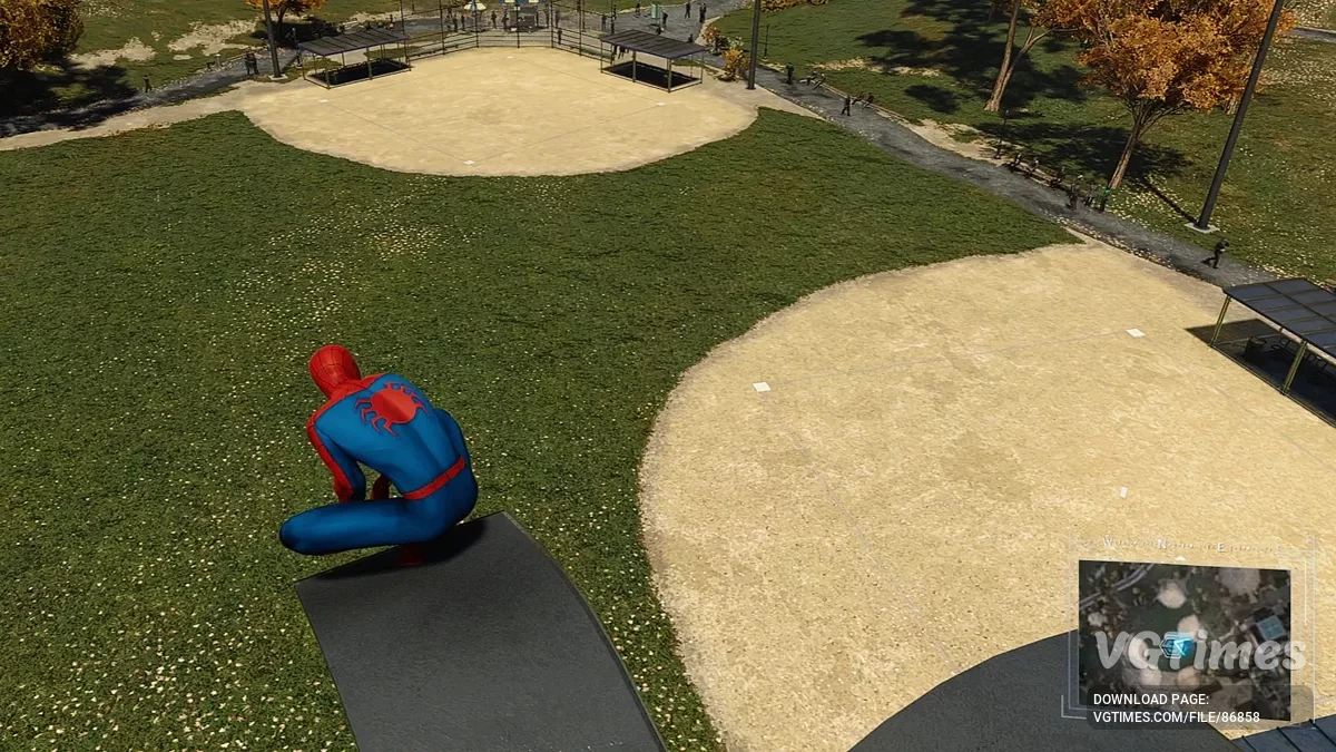 Marvel's Spider-Man Remastered — Mini-mapa Realista