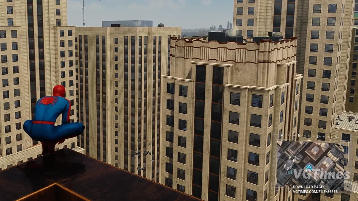 Marvel's Spider-Man Remastered — Mini-mapa Realista