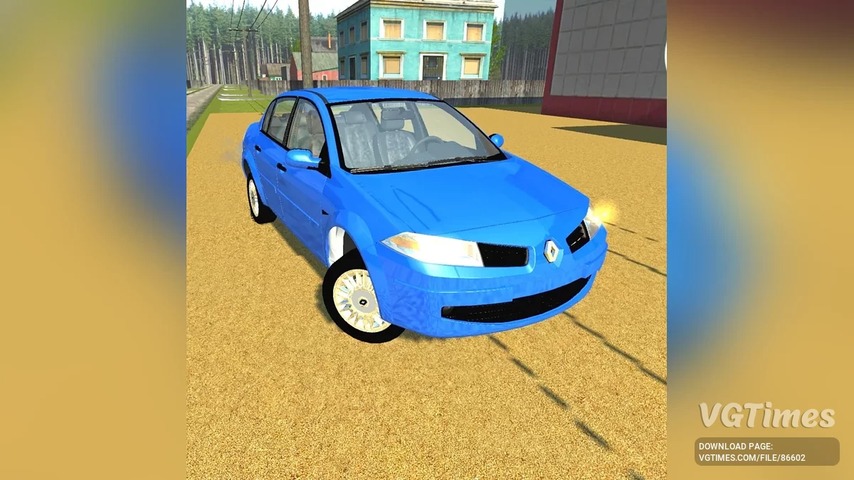 Simple Car Crash Physics Sim — Рено Меган