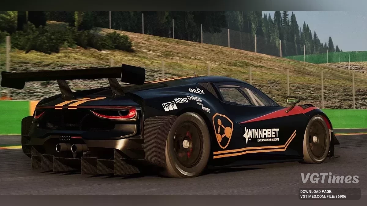BeamNG.drive — Scintilla GT3 Części Wyścigowe v2.30 (0.36.x)