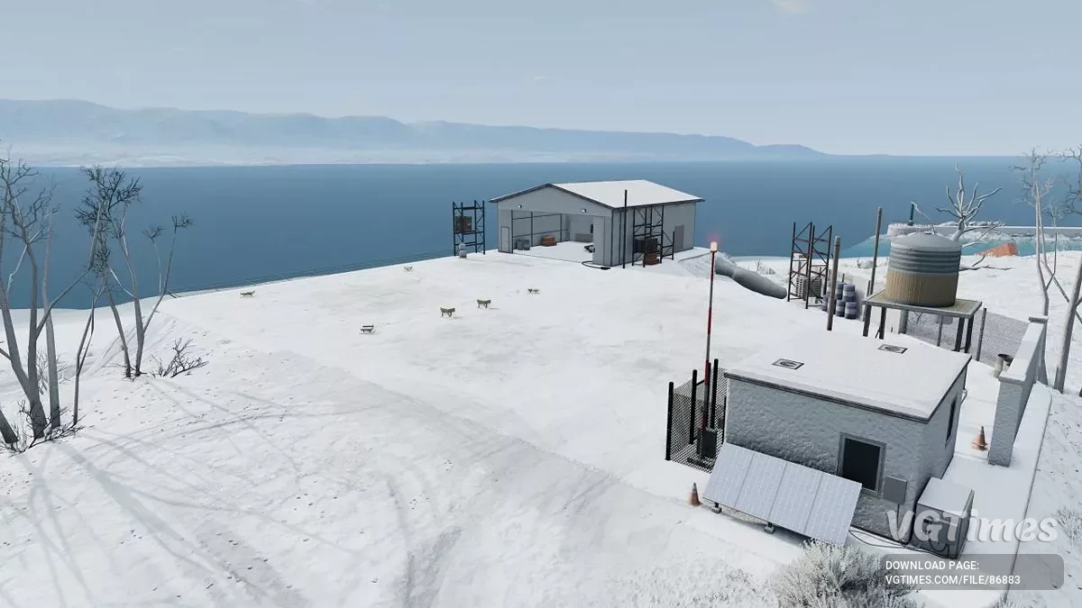 BeamNG.drive — Маленький острів сніговий v1.1 (0.36.x)
