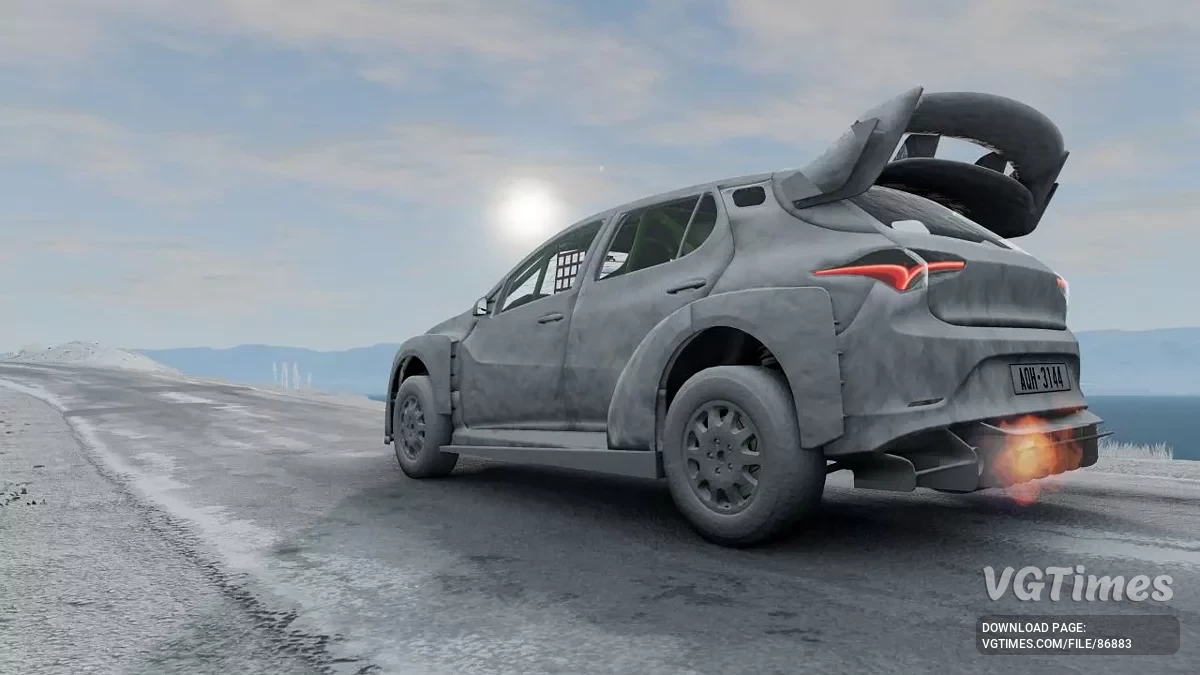BeamNG.drive — Маленький острів сніговий v1.1 (0.36.x)