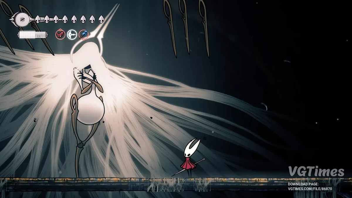 Hollow Knight: Silksong — Збереження перед фінальним босом, карта відкрита на 100%