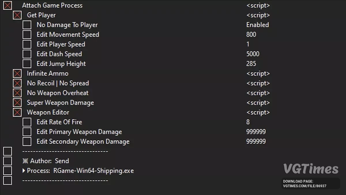 Abyssus — Таблиця для Cheat Engine [10.09.2025]