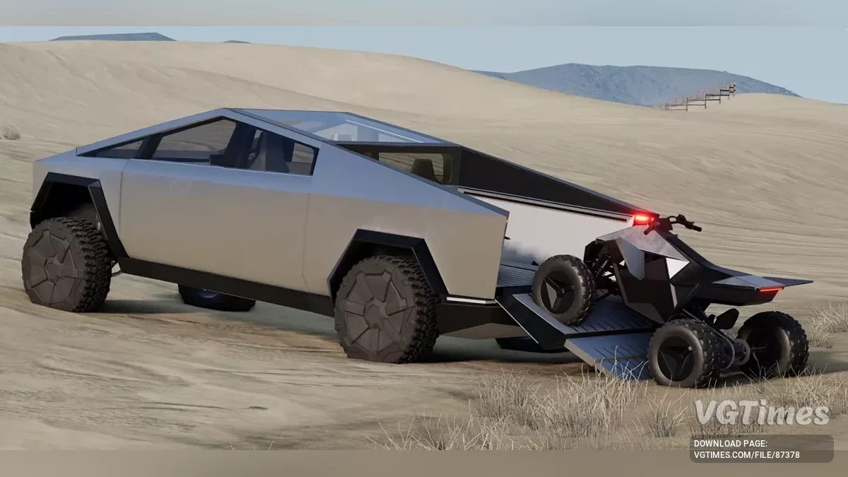 BeamNG.drive — Tesla Cyberquad v2.30 (0.37.x)