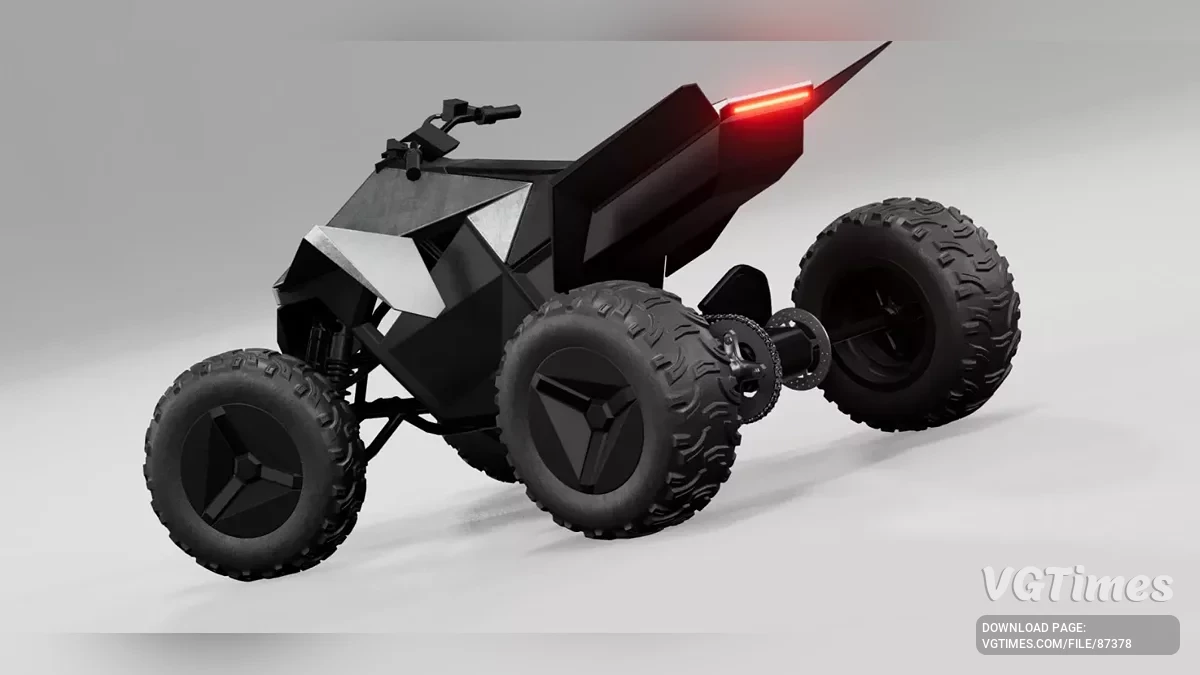BeamNG.drive — Tesla Cyberquad v2.30 (0.37.x)