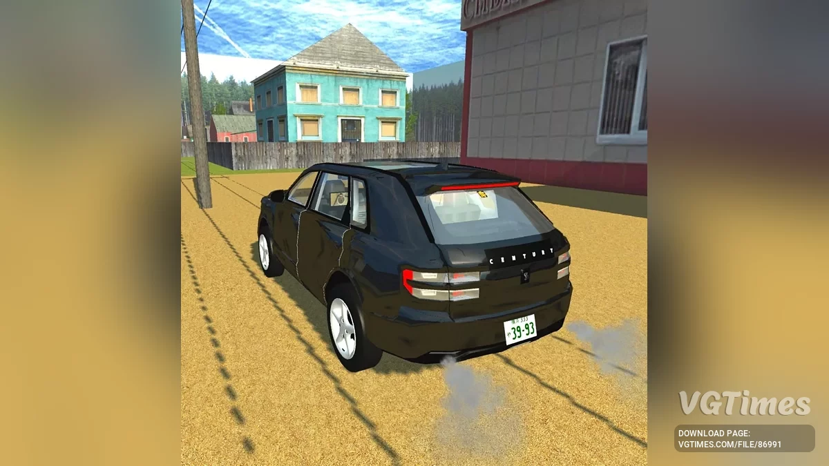 Simple Car Crash Physics Sim — Toyota Century