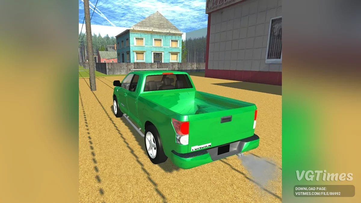 Simple Car Crash Physics Sim — Toyota Tundra V8