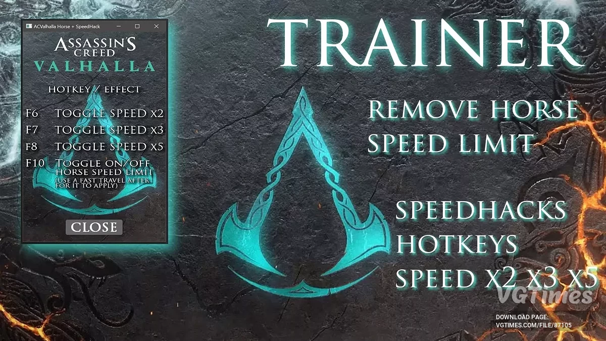 Assassin&#039;s Creed Valhalla — Трейнер [1.7]