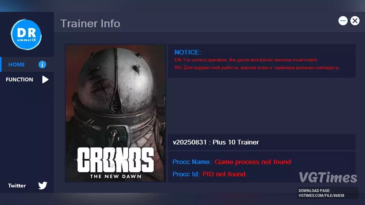 Cronos: The New Dawn — Трейнер (+10) [Версія гри: 20250831] 08.09.25