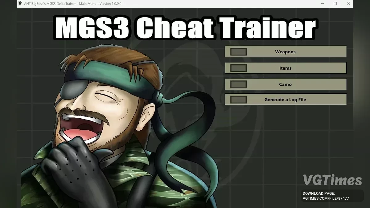 Metal Gear Solid Delta: Snake Eater — Трейнер (+3) [1.0.0.5]