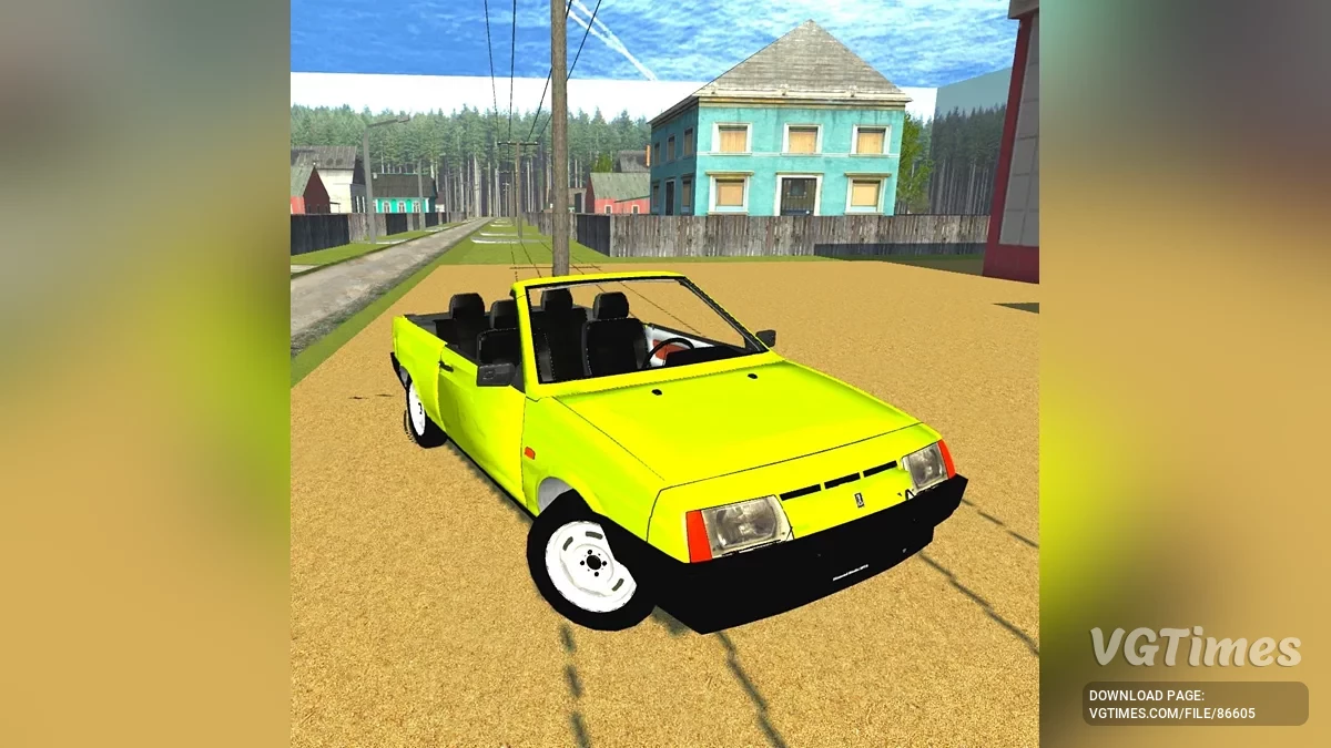 Simple Car Crash Physics Sim — ВАЗ 2108 кабріолет