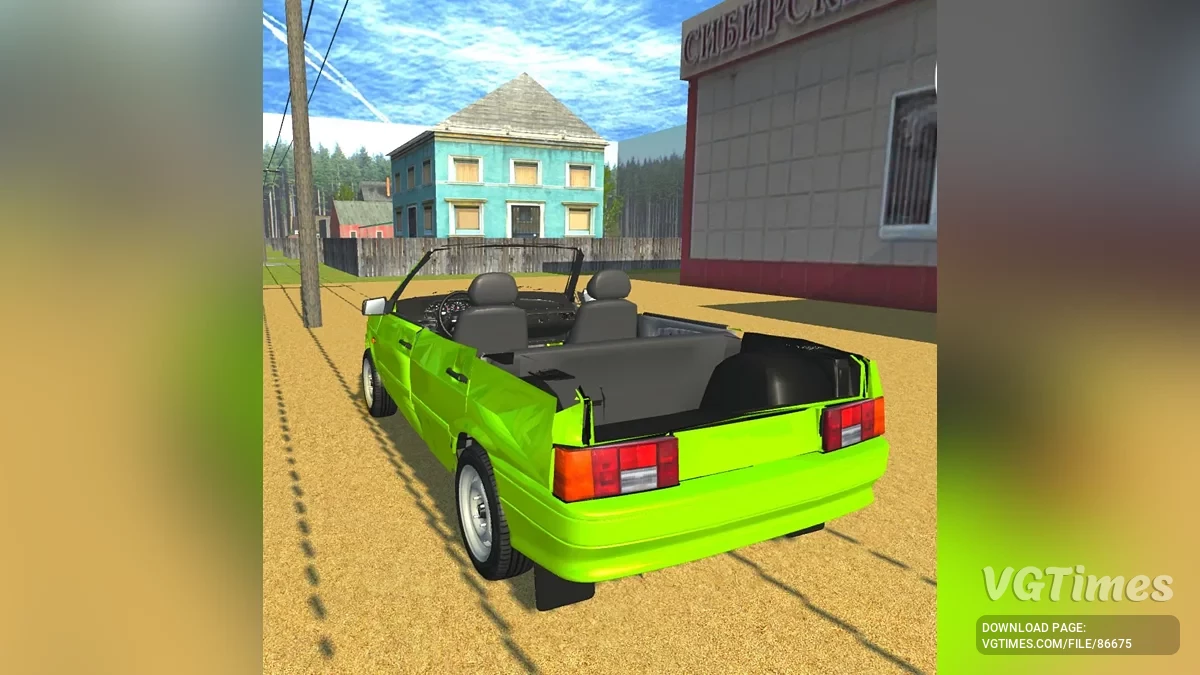 Simple Car Crash Physics Sim — Vaz 2114 Cabriolet