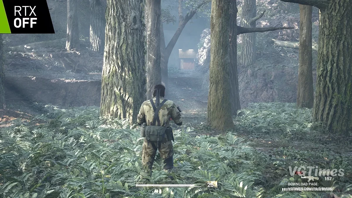 Metal Gear Solid Delta: Snake Eater — Ativação de Ray Tracing