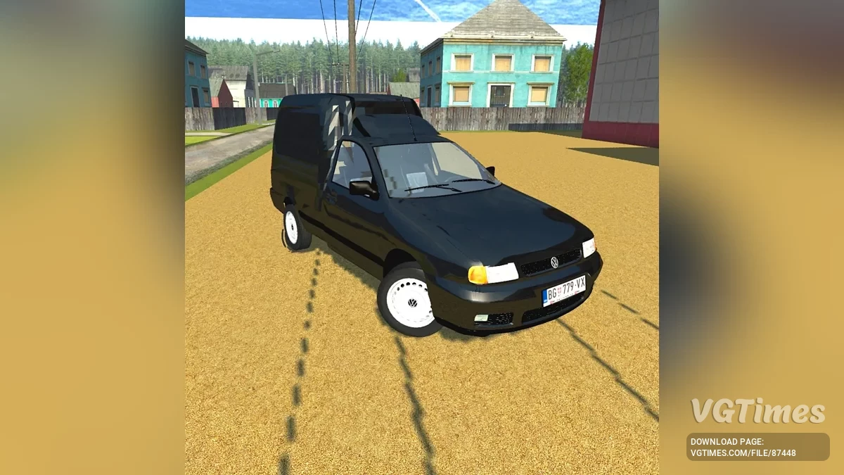 Simple Car Crash Physics Sim — Volkswagen Caddy MK2
