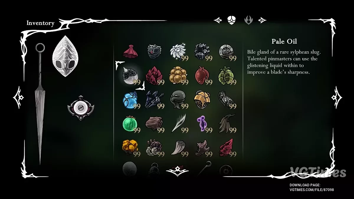 Hollow Knight: Silksong — Усі гребні, інструменти, витратні матеріали, чітки та вміння