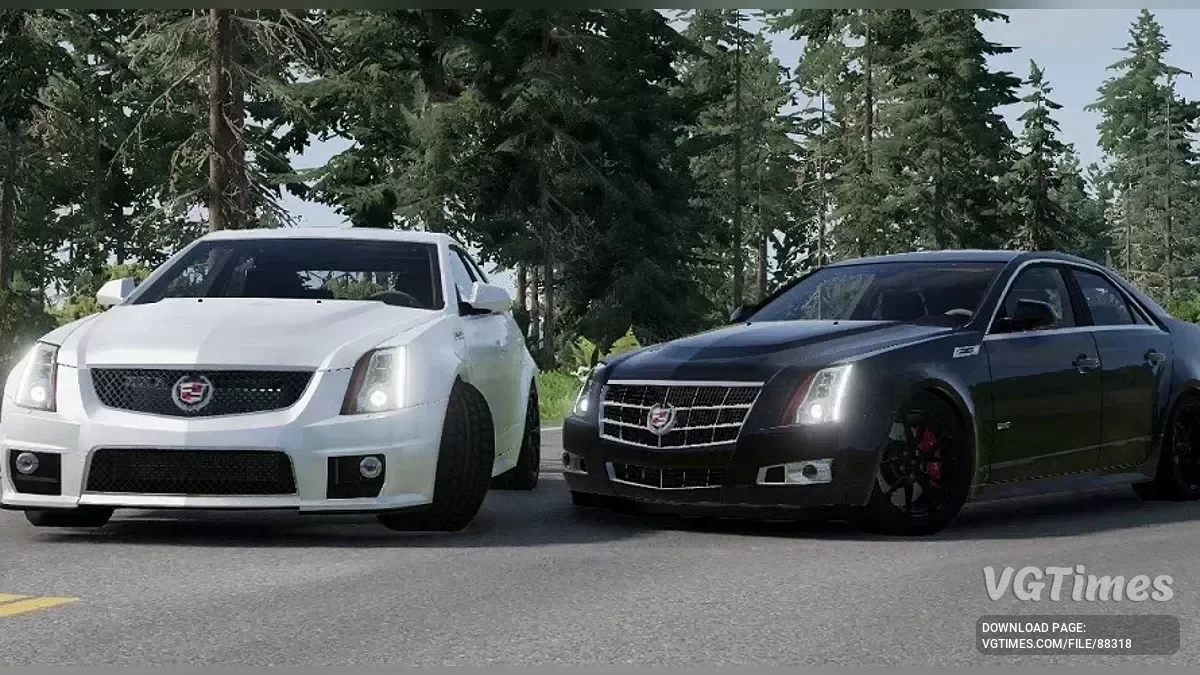 BeamNG.drive — 2012年凯迪拉克CTS v4.70 (0.37.x)