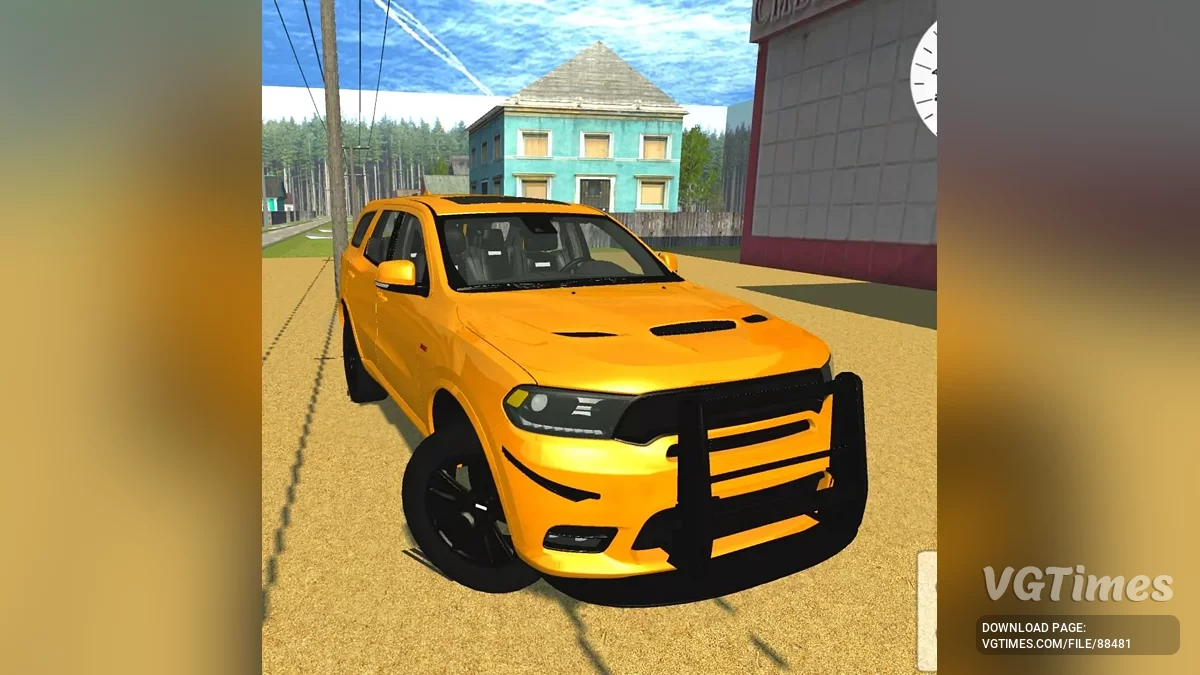 Simple Car Crash Physics Sim — Dodge Durango