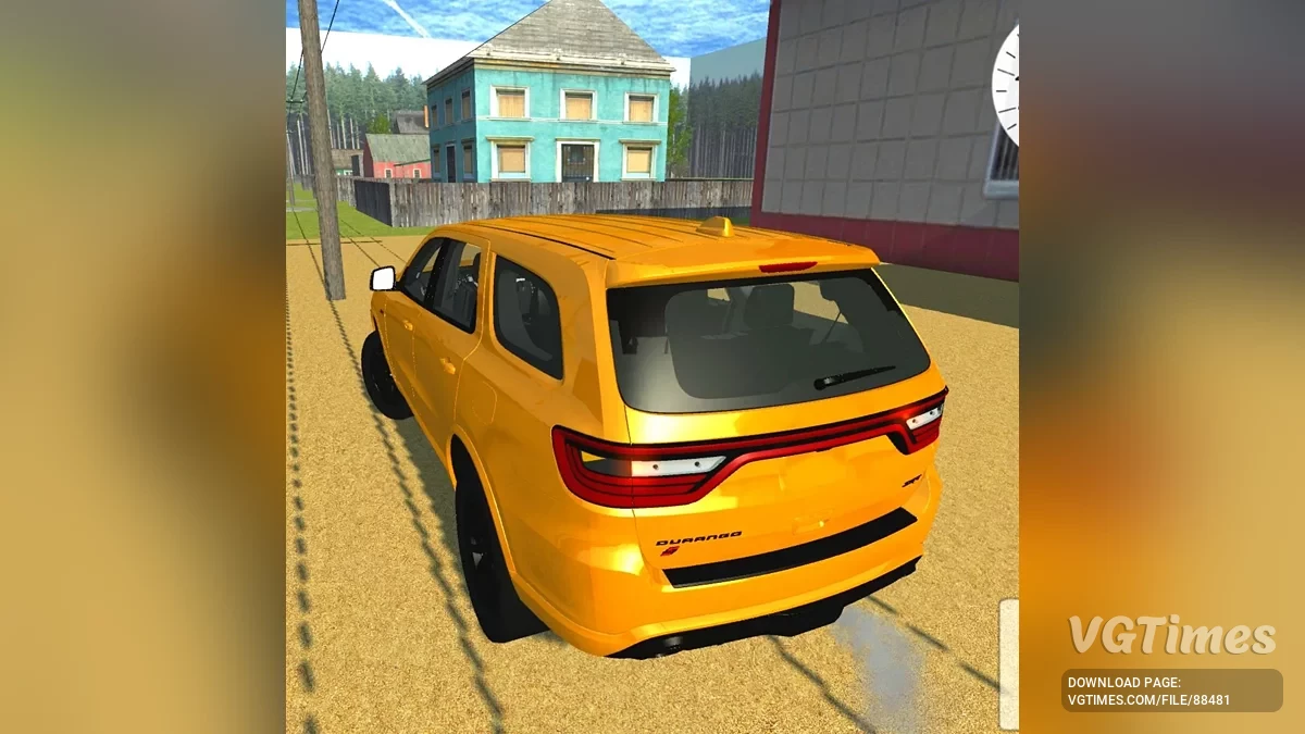 Simple Car Crash Physics Sim — Dodge Durango