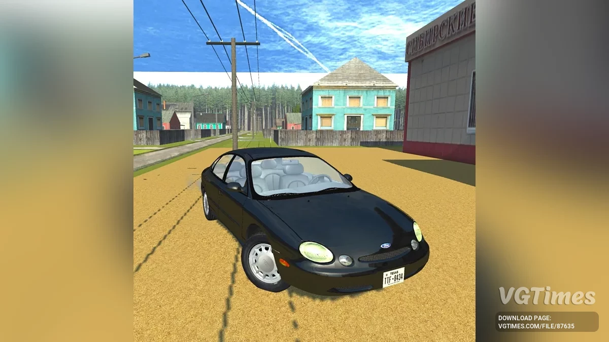 Simple Car Crash Physics Sim — Форд Таурус