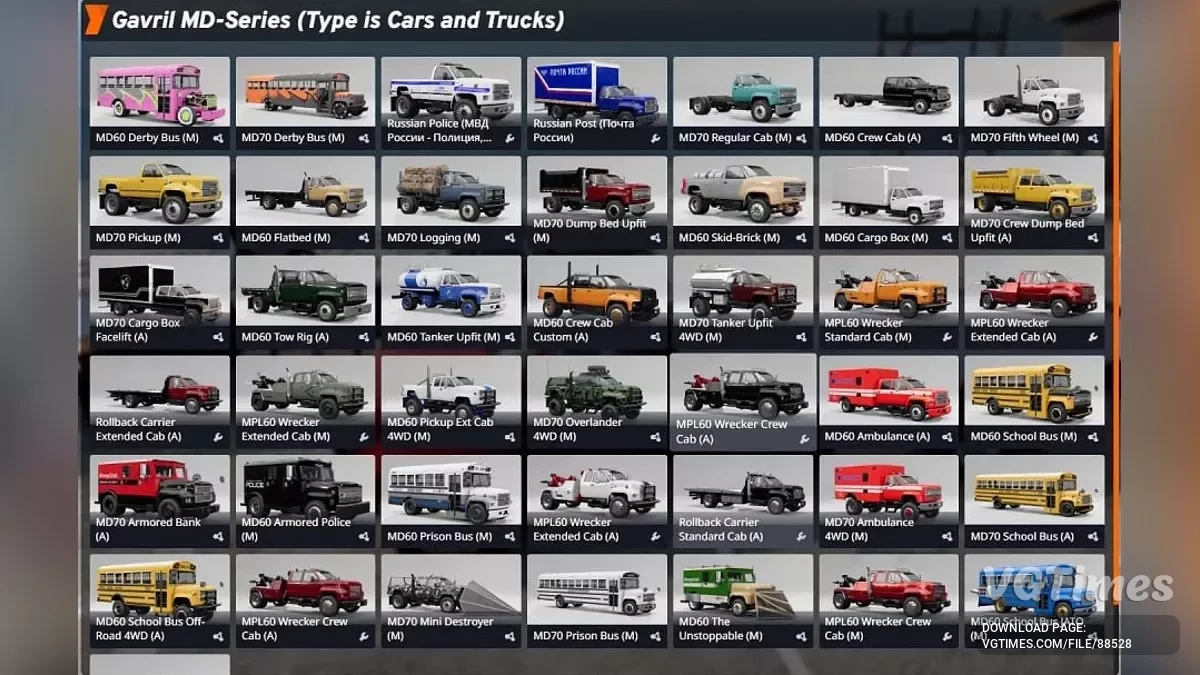 BeamNG.drive — FP MD-Series Pack v0.7 (0.37.x)