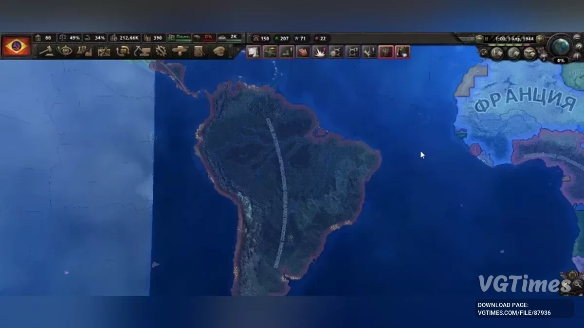 Hearts of Iron 4 — Brazylia [1.16.9]