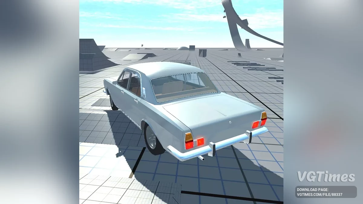 Simple Car Crash Physics Sim — Araç Test Haritası