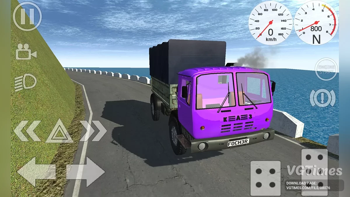 Simple Car Crash Physics Sim — КАЗ 4540 Вантажівка