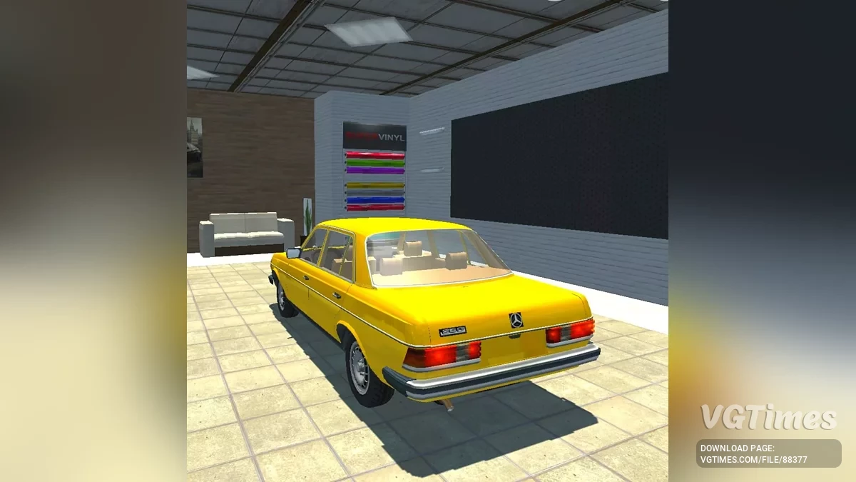 Not Simple Car Crash — Mercedes-Benz 230D W123