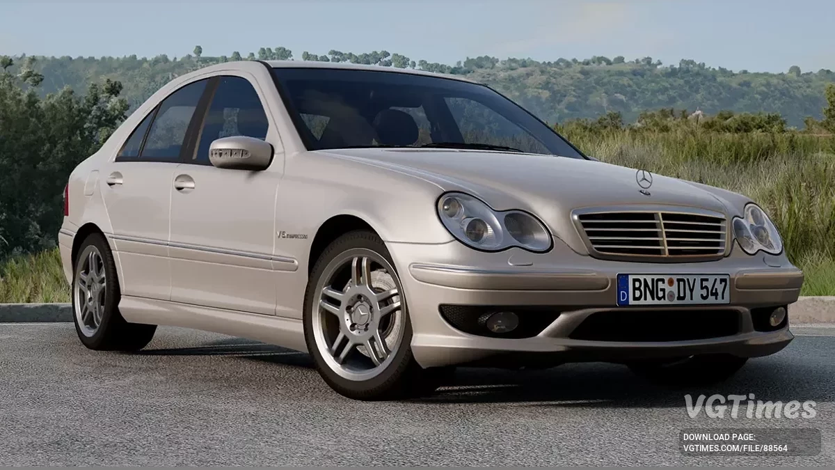 BeamNG.drive — Mercedes-Benz Classe C W203 v4.60 (0.37.x)