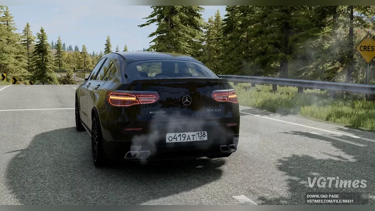 BeamNG.drive — Mercedes-Benz GLC Coupe 63S AMG (C253) v4.60 (0.37.x)
