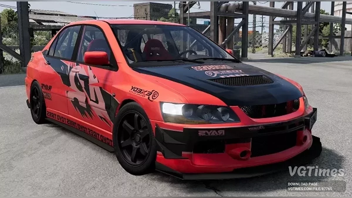 BeamNG.drive — Переробка Mitsubishi Lancer Evolution (0.37.x)