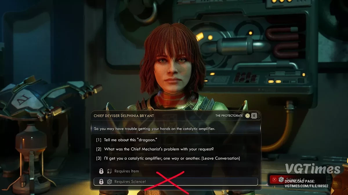 The Outer Worlds 2 — Tidak ada persyaratan keterampilan untuk dialog