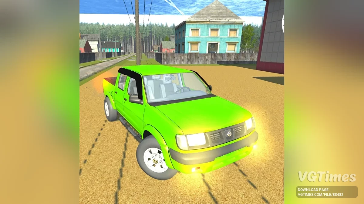 Simple Car Crash Physics Sim — Nissan Frontier