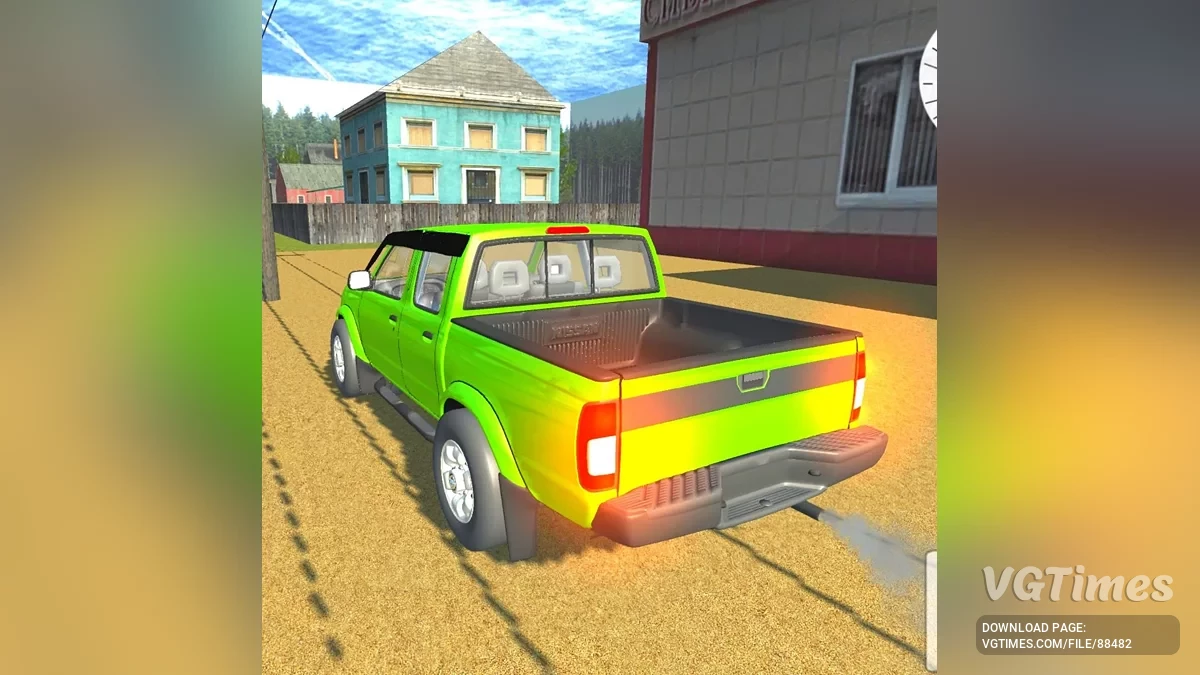 Simple Car Crash Physics Sim — Nissan Frontier