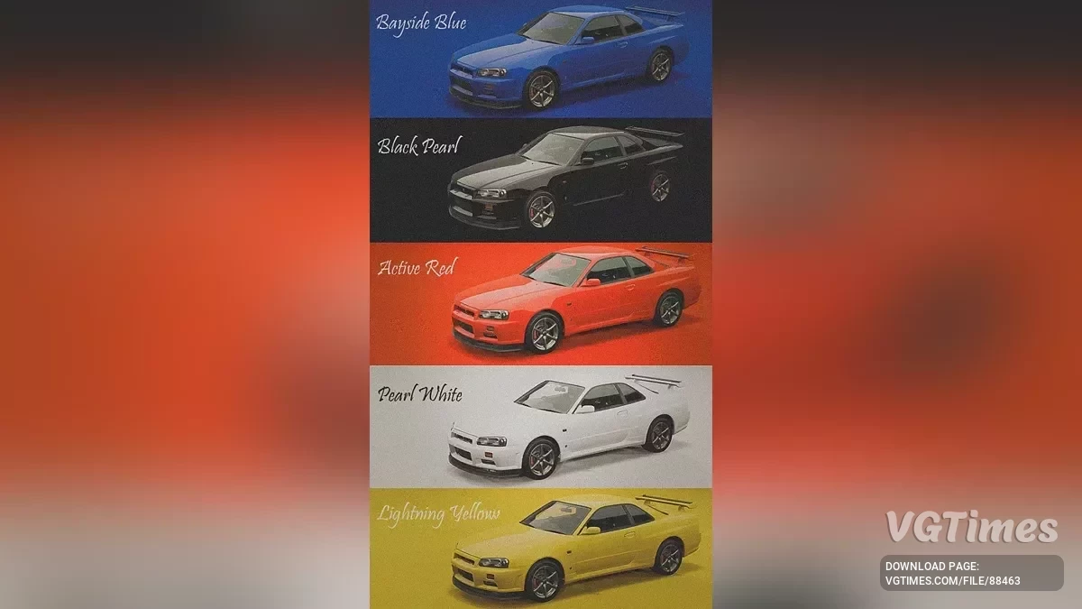 BeamNG.drive — Nissan Skyline GT-R (BNR34) v1.1 (0.37.x)