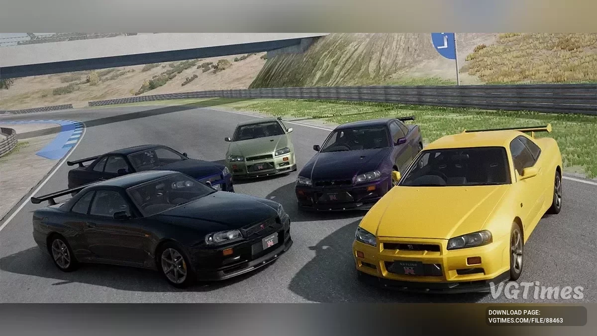 BeamNG.drive — Nissan Skyline GT-R (BNR34) v1.1 (0.37.x)