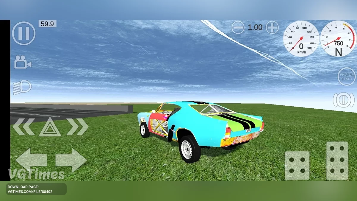 Not Simple Car Crash — Stara wyścigówka