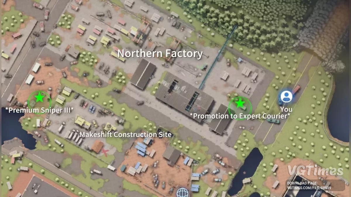 Escape from Duckov — Відображення області квестів на карті