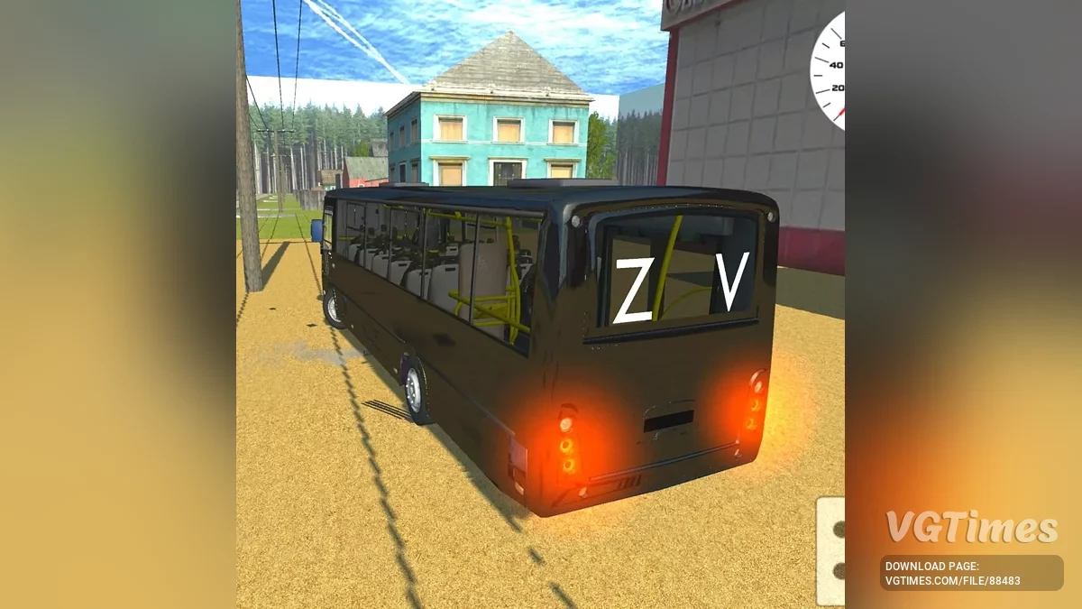 Simple Car Crash Physics Sim — Військовий PAZ-Vektor