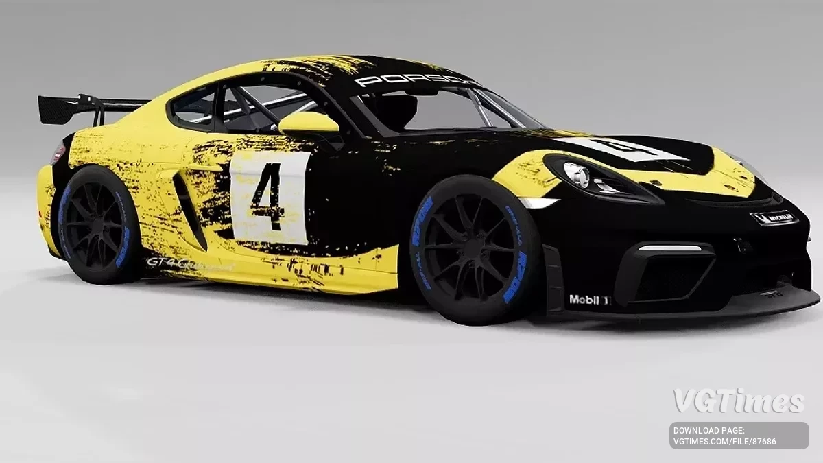 Porsche 718 Cayman GT4 Clubsport v2.25 (0.37.x)