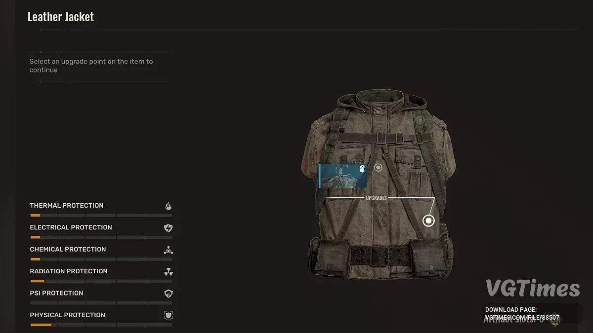 S.T.A.L.K.E.R. 2: Heart of Chornobyl — Zırh İçin Artefakt Slotları