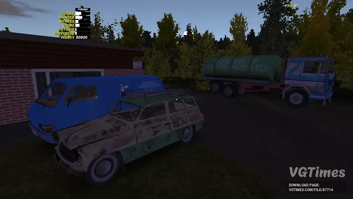 My Summer Car — Зібрана Сатсума, є весь транспорт, багато грошей