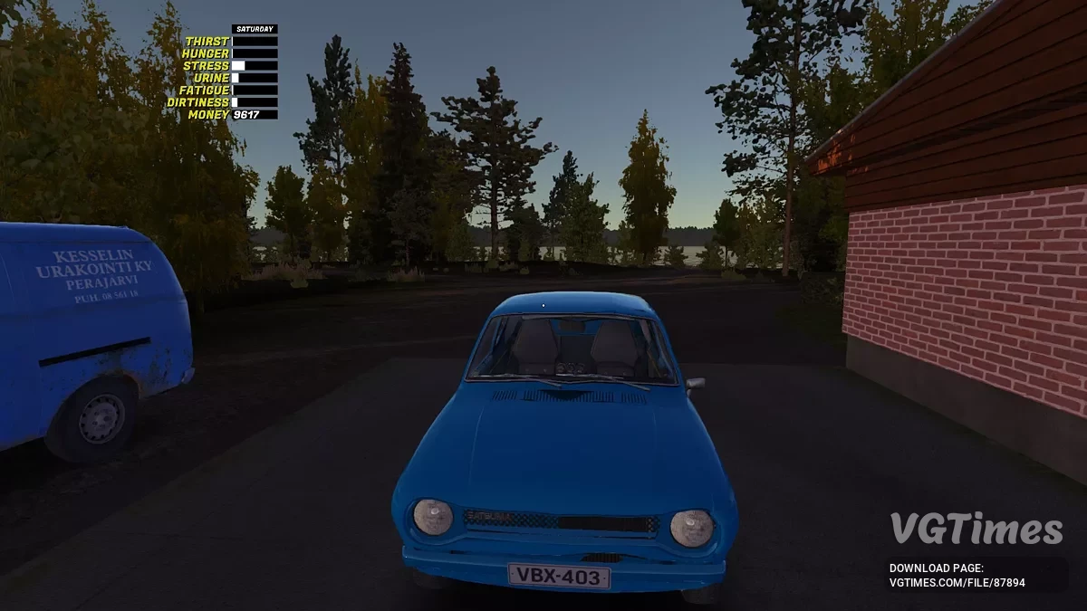 My Summer Car — Стокова Сатсума, мінімум змін