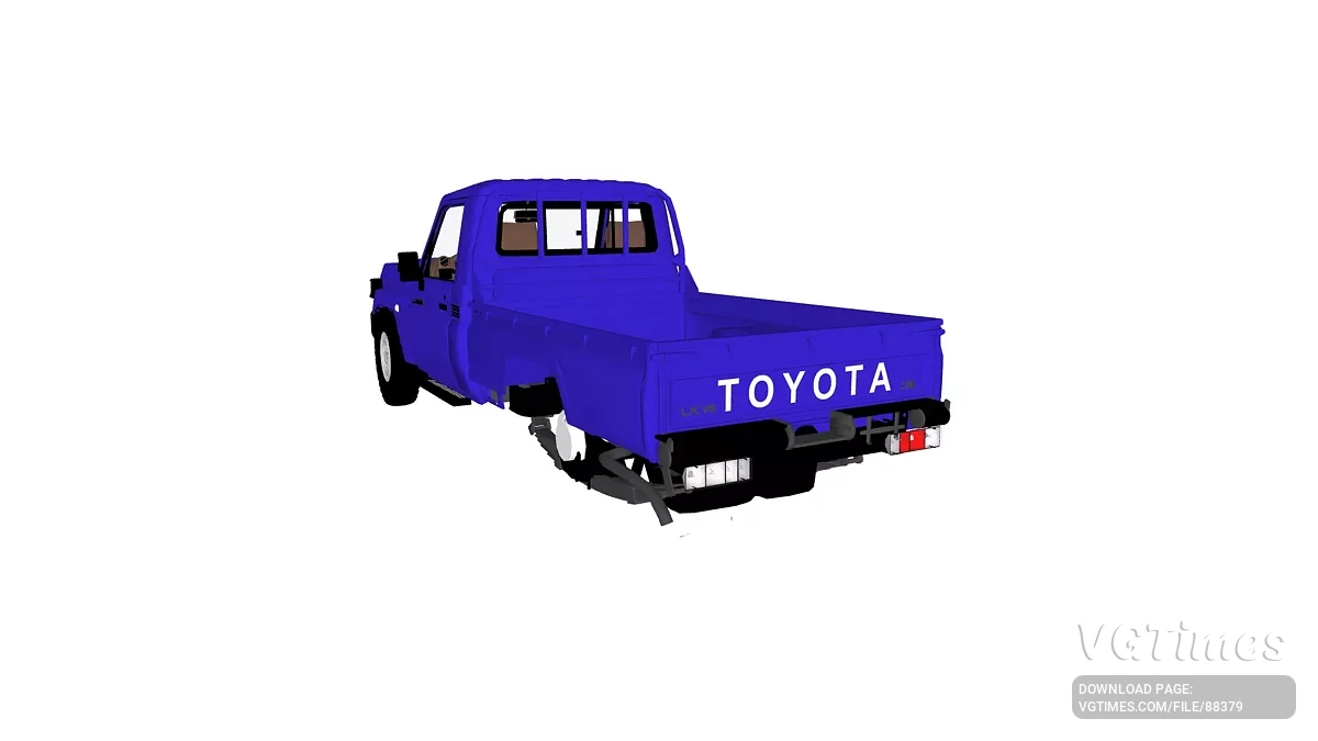 Simple Car Crash Physics Sim — Toyota Land Cruiser pikap 2024