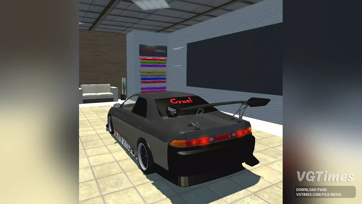 Not Simple Car Crash — Edição drift do Toyota Mark 2