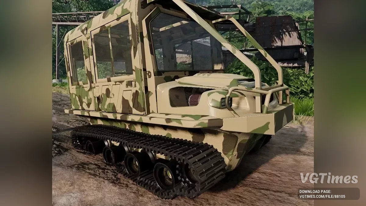 BeamNG.drive — Гусеничний FPU Wydra v2.13 (0.37.x)