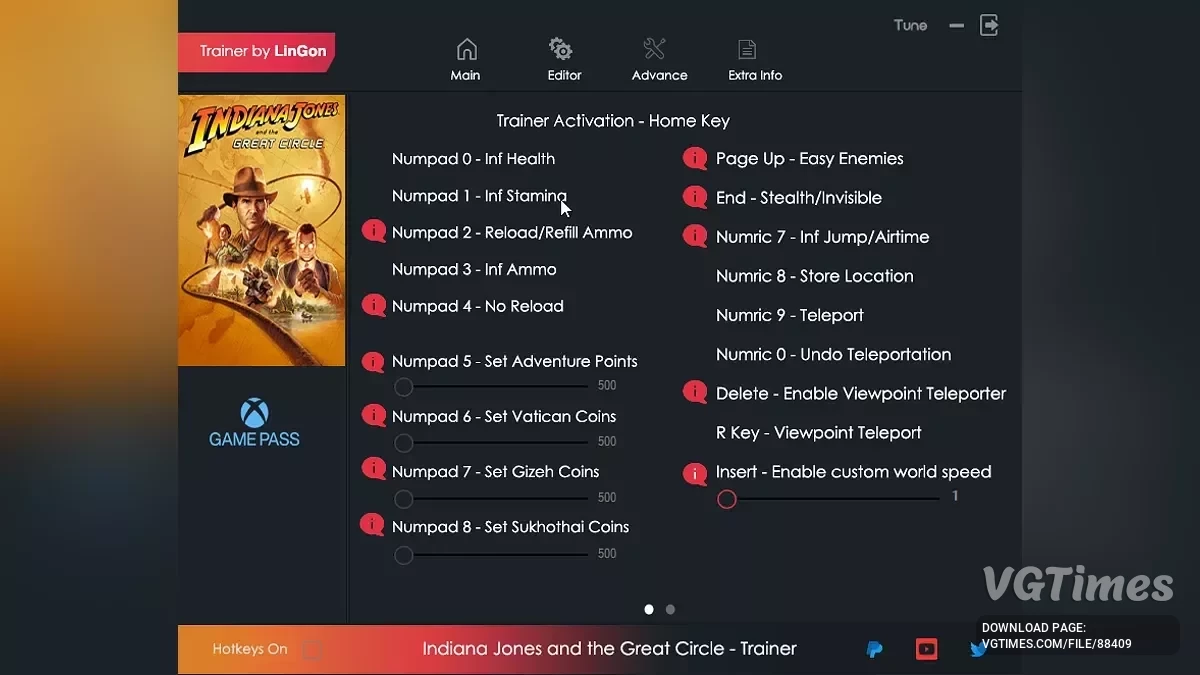 Indiana Jones and the Great Circle — Treinador (+17) [ATUALIZAÇÃO: 21.10.2025 / Game Pass]