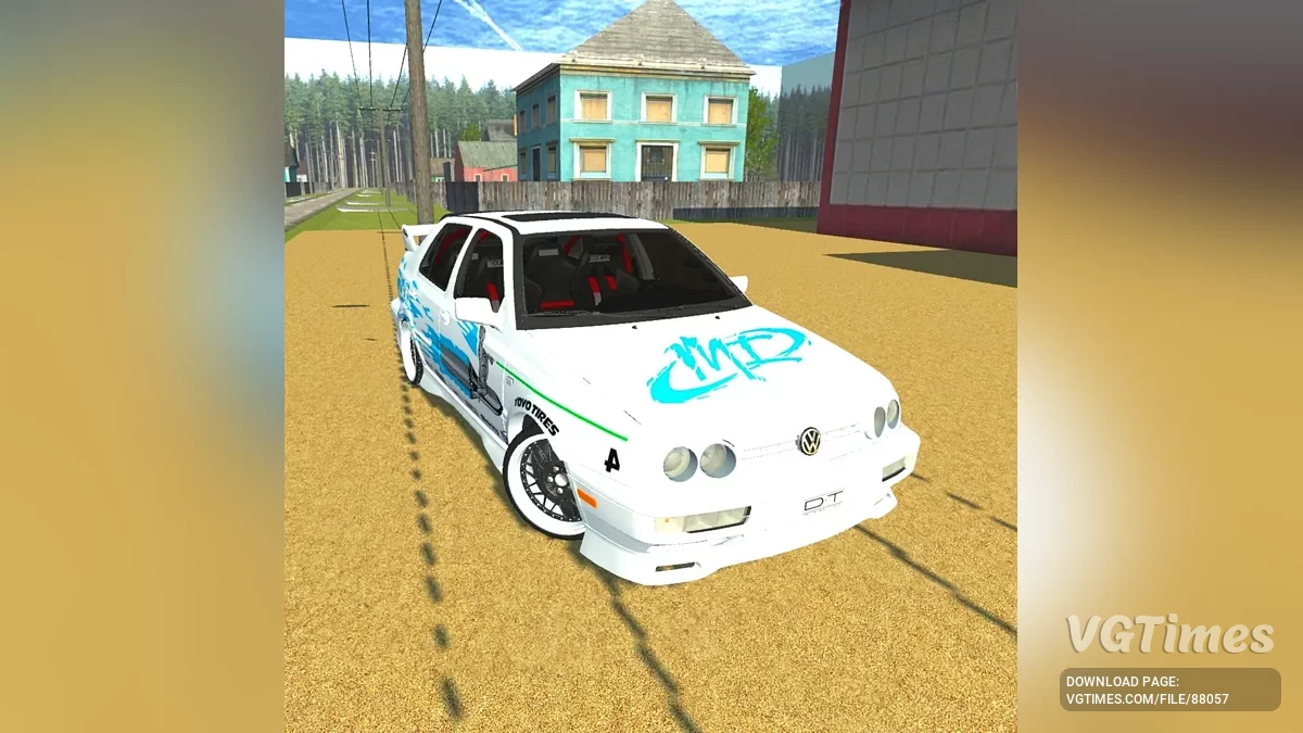 Simple Car Crash Physics Sim — Volkswagen Jetta z filmu "Szybcy i Wściekli"